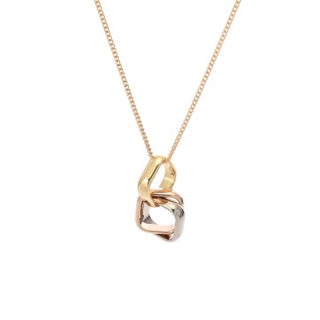 カルティエ トリニティ クッションネックレス K18YG/WG/PG レディース ジュエリー 【jewelry】