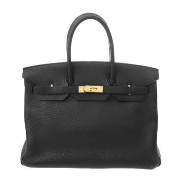 エルメス バーキン 35 ブラック トリヨンクレマンス ユニセックス バッグ 【bag】
