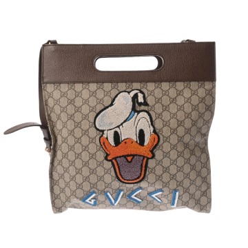 グッチ GGスプリーム 2WAYトートバッグ ベージュ/ブラウン 463491 GGスプリームキャンバス/レザー レディース バッグ 【bag】