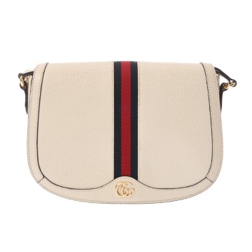 グッチ オフィディア アイボリー 601044 レザー/キャンバス レディース バッグ 【bag】