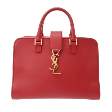 サンローラン ベイビーカバス 2WAYバッグ レッド 372087 レザー レディース バッグ 【bag】