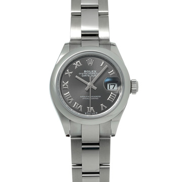 ロレックス デイトジャスト 28 279160 ダークグレー レディース 時計 【wristwatch】