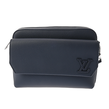 ルイヴィトン LVアエログラム ファストライン メッセンジャー ネイビー M22611 グレインカーフレザー メンズ バッグ 【bag】