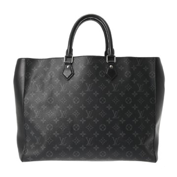ルイヴィトン モノグラムエクリプス グランサック 黒/グレー M44733 モノグラムキャンバス メンズ バッグ 【bag】