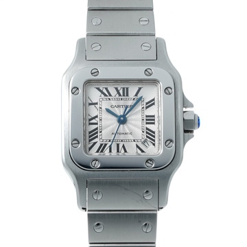 カルティエ サントスガルベ オートマティック SM W20054D6 シルバー/シルバー レディース 時計 【wristwatch】