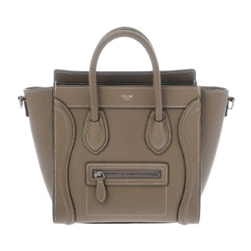 セリーヌ ラゲージ ナノ 2WAY スリ 189243DRU.09SO ドラムドカーフ レディース バッグ 【bag】