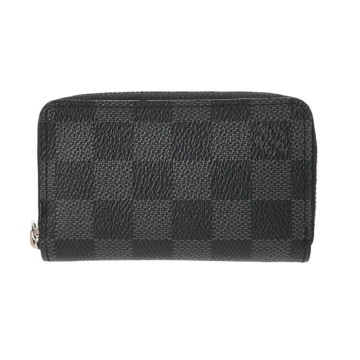 ルイヴィトン ダミエグラフィット ジッピーコインパース ブラック N63076 ダミエキャンバス メンズ 財布 【purse】