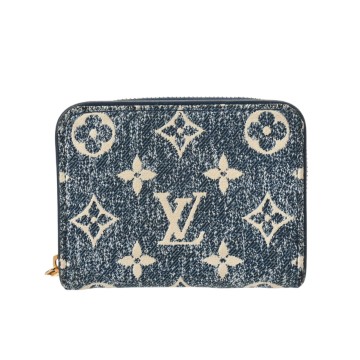 ルイヴィトン モノグラムデニム ジッピーコインパース マリーヌ M81185 モノグラムデニム レディース 財布 【purse】