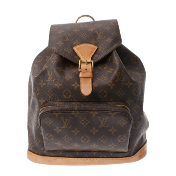 ルイヴィトン モノグラム モンスリ GM ブラウン M51135 モノグラムキャンバス ユニセックス バッグ 【bag】
