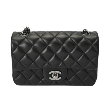 シャネル マトラッセ  ミニフラップバッグ 20 ブラック A69900 ラムスキン レディース バッグ 【bag】