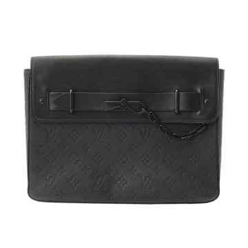 ルイヴィトン モノグラム ポシェットスティーマー ブラック M80140 トリヨンレザー メンズ バッグ 【bag】