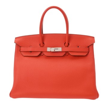 エルメス バーキン 35 ピヴォワンヌ トリヨンクレマンス ユニセックス バッグ 【bag】