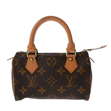 ルイヴィトン モノグラム ミニ スピーディ ブラウン M41534 モノグラムキャンバス レディース バッグ 【bag】