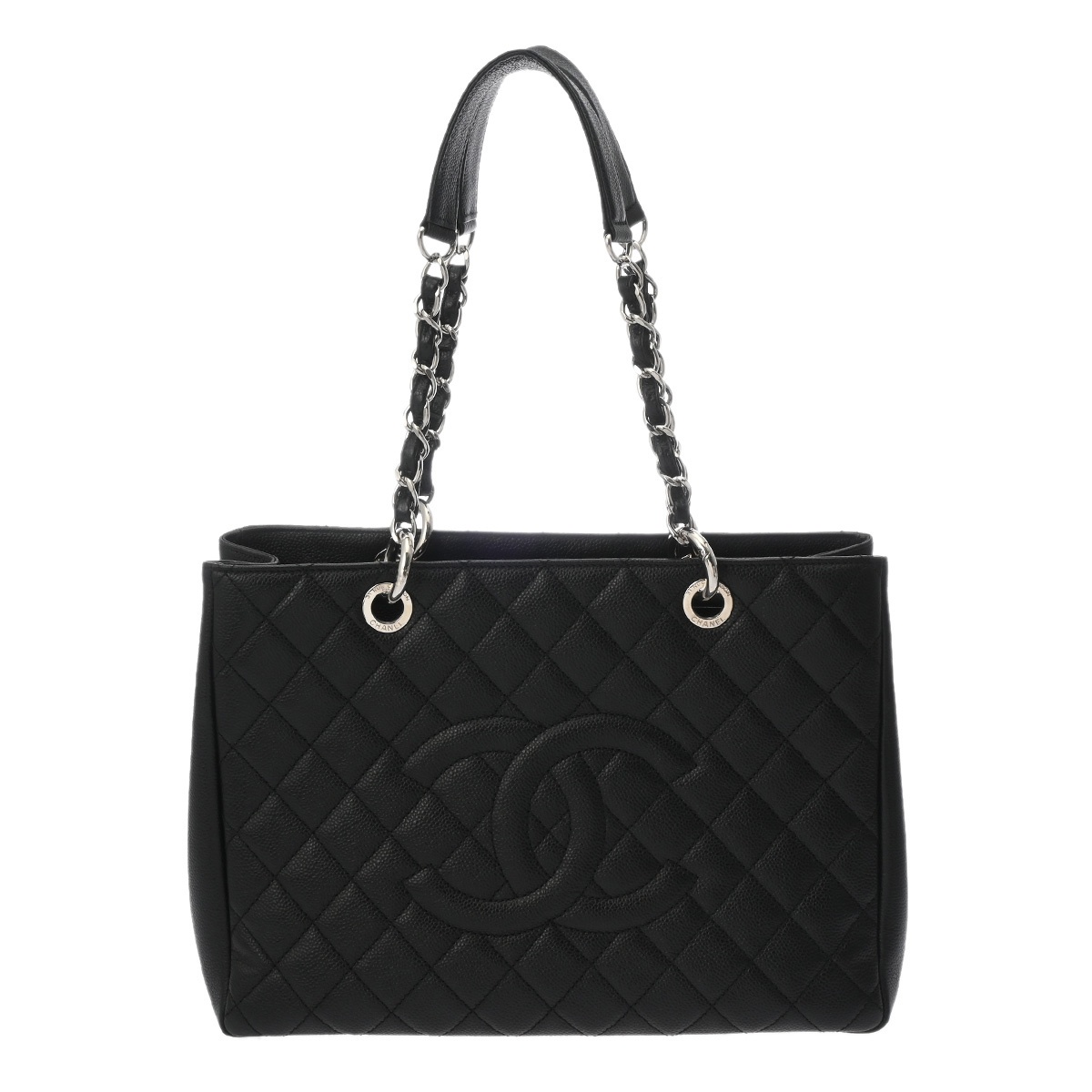 シャネル GST グランドショッピングトート ブラック A50995 キャビアスキン レディース バッグ 【bag】