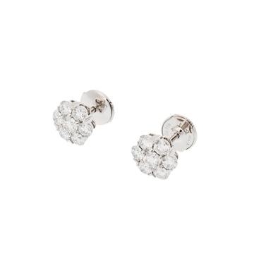 ヴァンクリーフ＆アーペル フルーレット ダイヤ VCARP9X800 K18ホワイトゴールド WG レディース ジュエリー 【jewelry】