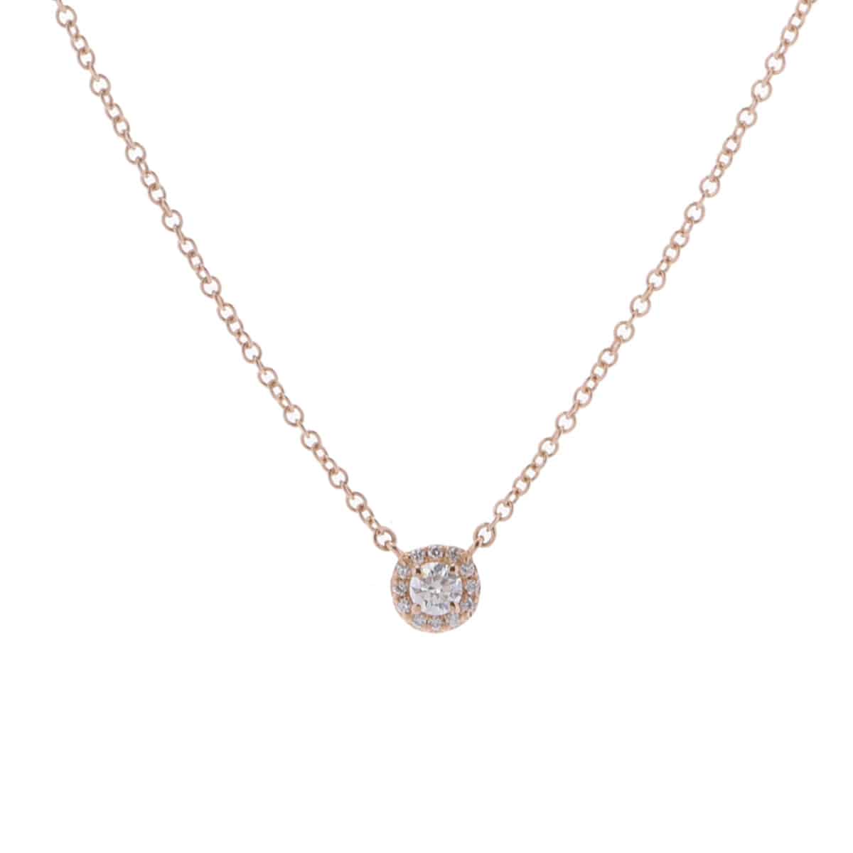 ティファニー ソレストネックレス ダイヤ K18ピンクゴールド PG レディース ジュエリー 【jewelry】