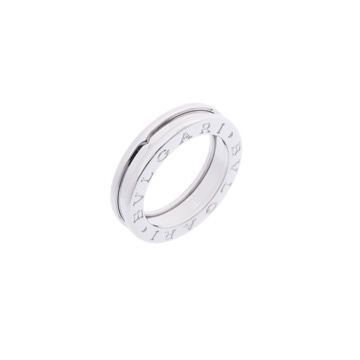 ブルガリ B-ZERO1 1バンドリング XS #48 K18ホワイトゴールド WG レディース ジュエリー 【jewelry】