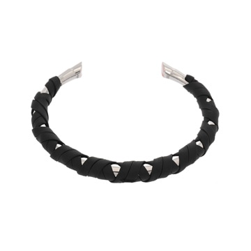 エルメス サポ サイズT5 ブラック/シルバー メタル レディース ジュエリー 【jewelry】