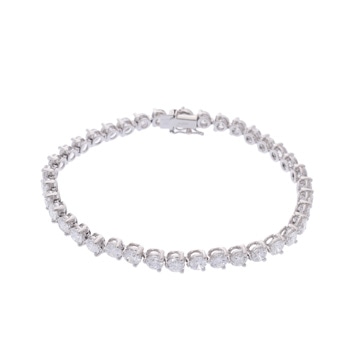 ノーブランド テニスブレス ダイヤ 8.052ct Pt900プラチナ ユニセックス ジュエリー 【jewelry】