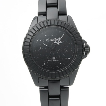 シャネル J12 38MM インターステラー H7989 ブラック/ダイヤモンド メンズ 時計 【wristwatch】