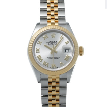 ロレックス デイトジャスト 10Pダイヤ 279173 シルバー レディース 時計 【wristwatch】