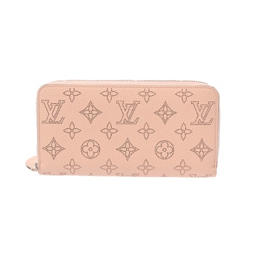 ルイヴィトン モノグラムマヒナ ジッピーウォレット マグノリア M61868 マヒナレザー レディース 財布 【purse】