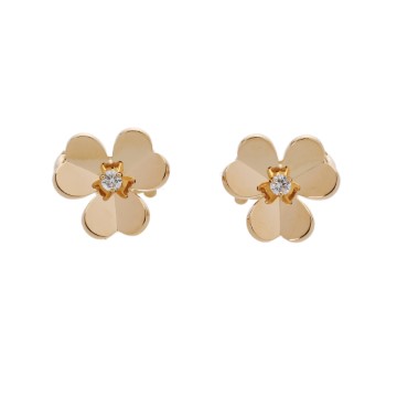 ヴァンクリーフ＆アーペル フリヴォル ピアス ダイヤ VCARB65700 K18イエローゴールド YG レディース ジュエリー 【jewelry】