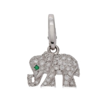 カルティエ キャンディチャーム エメラルド K18ホワイトゴールド WG ユニセックス ジュエリー 【jewelry】