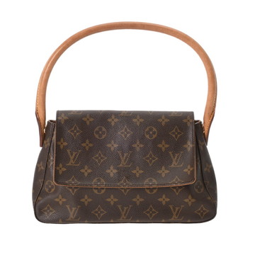 ルイヴィトン モノグラム ミニ ルーピング ブラウン M51147 モノグラムキャンバス レディース バッグ 【bag】