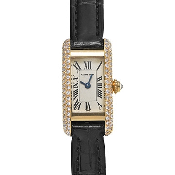 カルティエ タンクアロンジェ WB3001G1 ホワイト レディース 時計 【wristwatch】