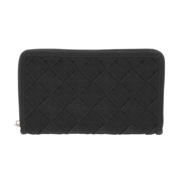 ボッテガヴェネタ ラウンドファスナー ブラック ナイロン メンズ 財布 【purse】