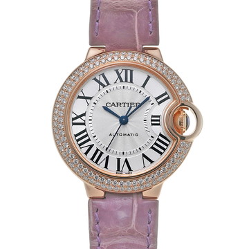 カルティエ バロンブルー 33mm WJBB0051 シルバー ボーイズ 時計 【wristwatch】