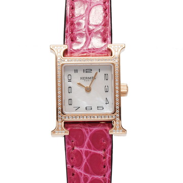 エルメス Hウォッチ ミニ ダイヤベゼル HH1.173 シェル レディース 時計 【wristwatch】