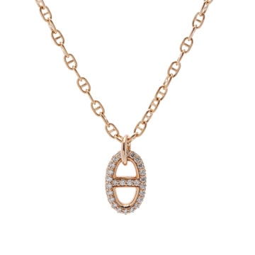 エルメス ファランドール PM ダイヤ K18ピンクゴールド PG レディース ジュエリー 【jewelry】