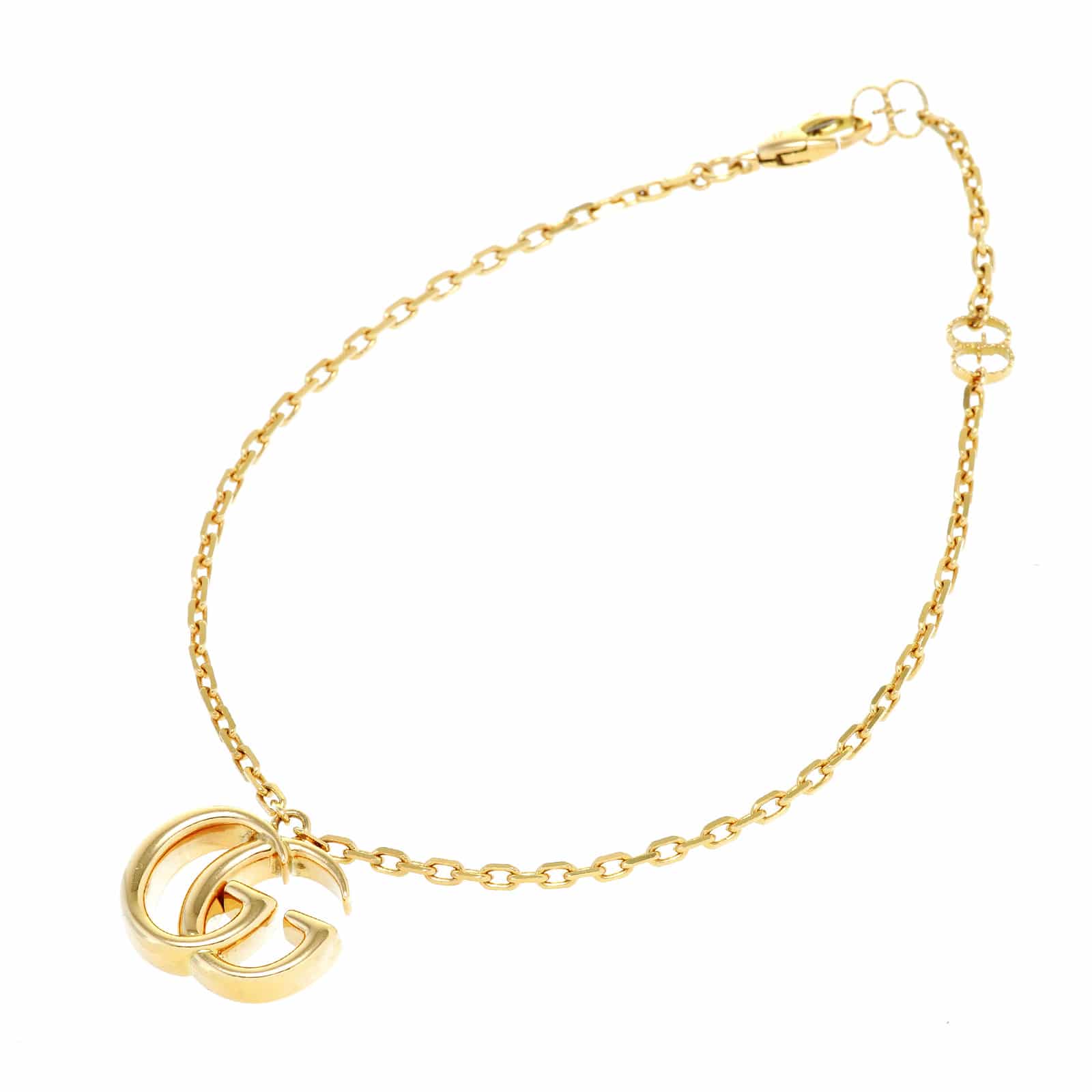 グッチ GG ブレスレット　#17 K18イエローゴールド YG レディース ジュエリー 【中古】【jewelry】