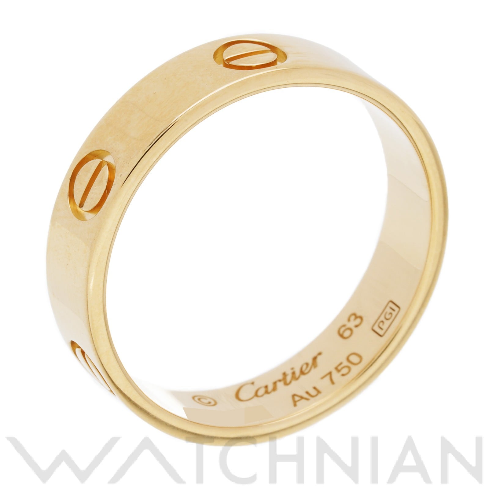 カルティエ ラブ リング　＃63(約23号) B4084600 K18イエローゴールド YG ユニセックス ジュエリー 【中古】【jewelry】