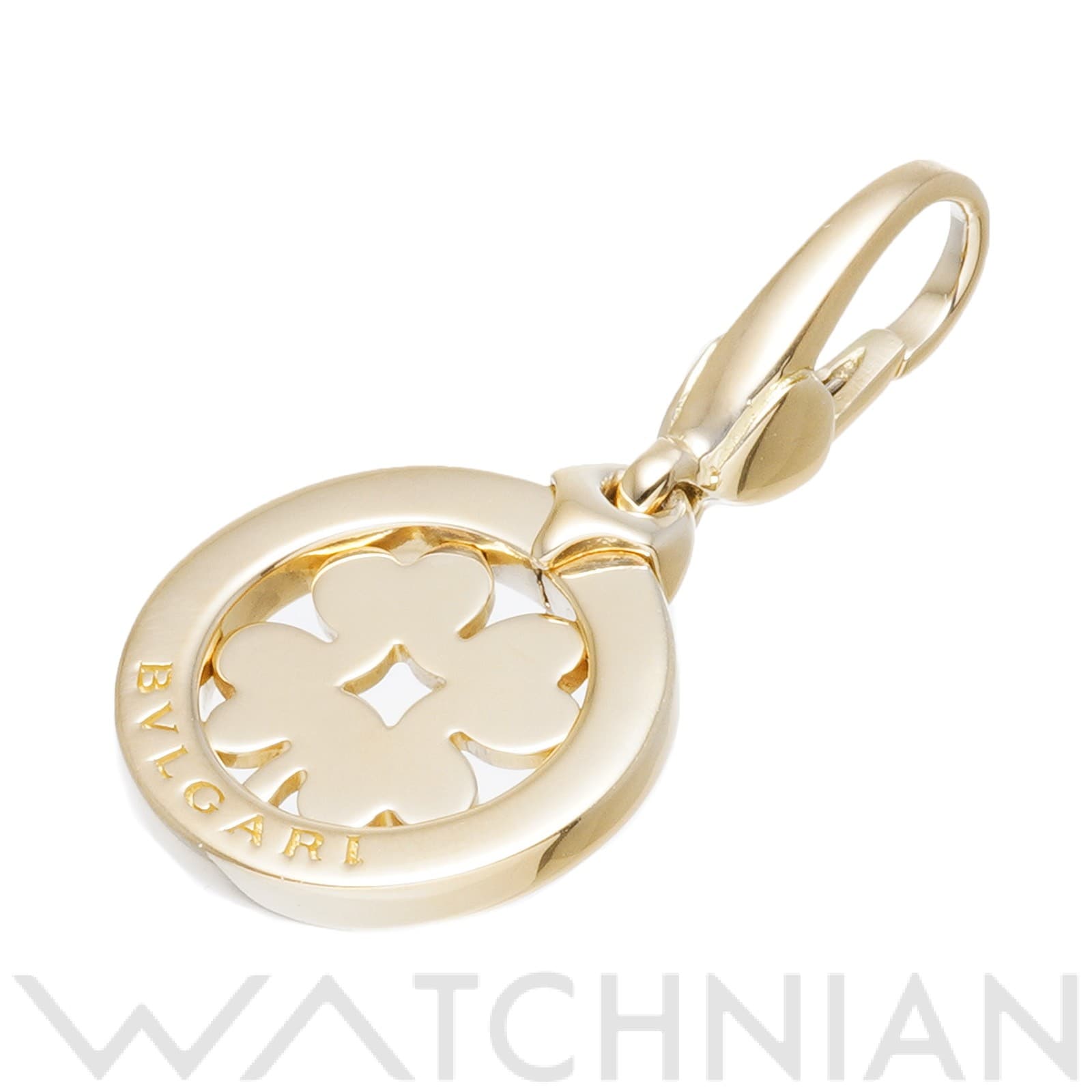 ブルガリ トンド クローバー ペンダントトップ K18イエローゴールド YG レディース ジュエリー 【中古】【jewelry】