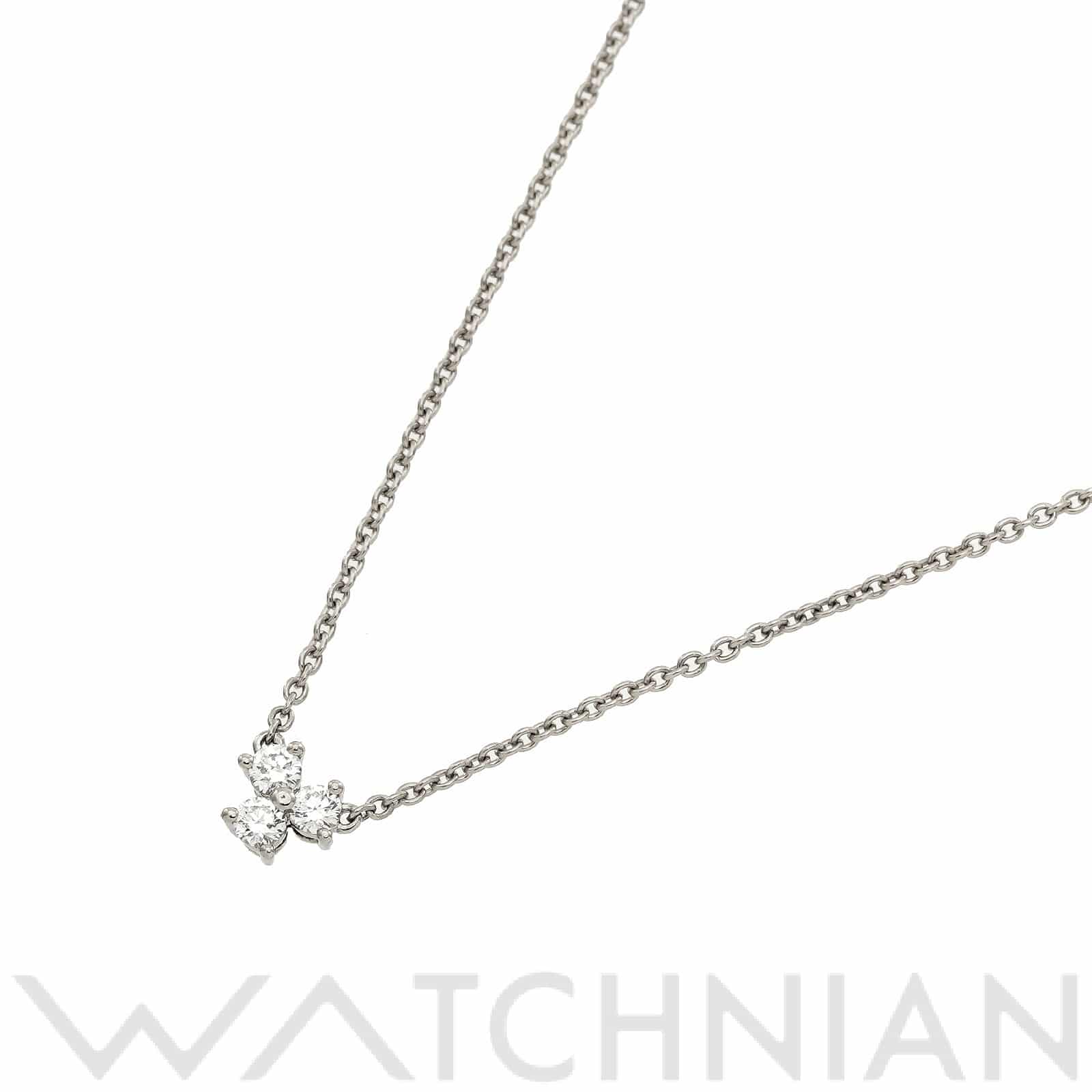 ティファニー アリア ペンダント ネックレス Pt950プラチナ/ダイヤモンド レディース ジュエリー 【中古】【jewelry】
