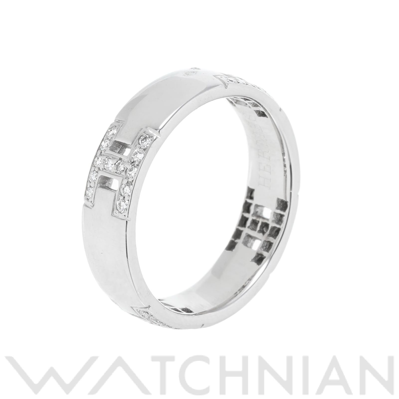 エルメス ヘラクレス リング #51(約11号) K18ホワイトゴールド WG レディース ジュエリー 【中古】【jewelry】