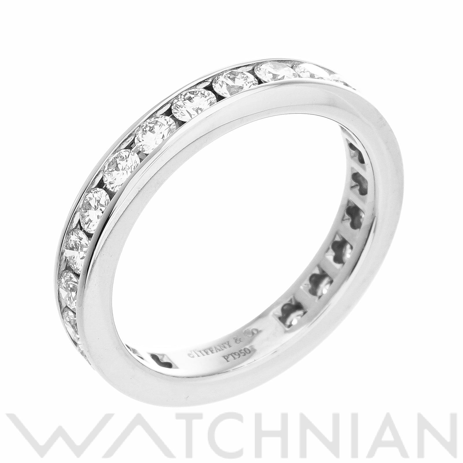ティファニー ウェディング バンド リング　約6号 Pt950プラチナ/ダイヤモンド レディース ジュエリー 【中古】【jewelry】