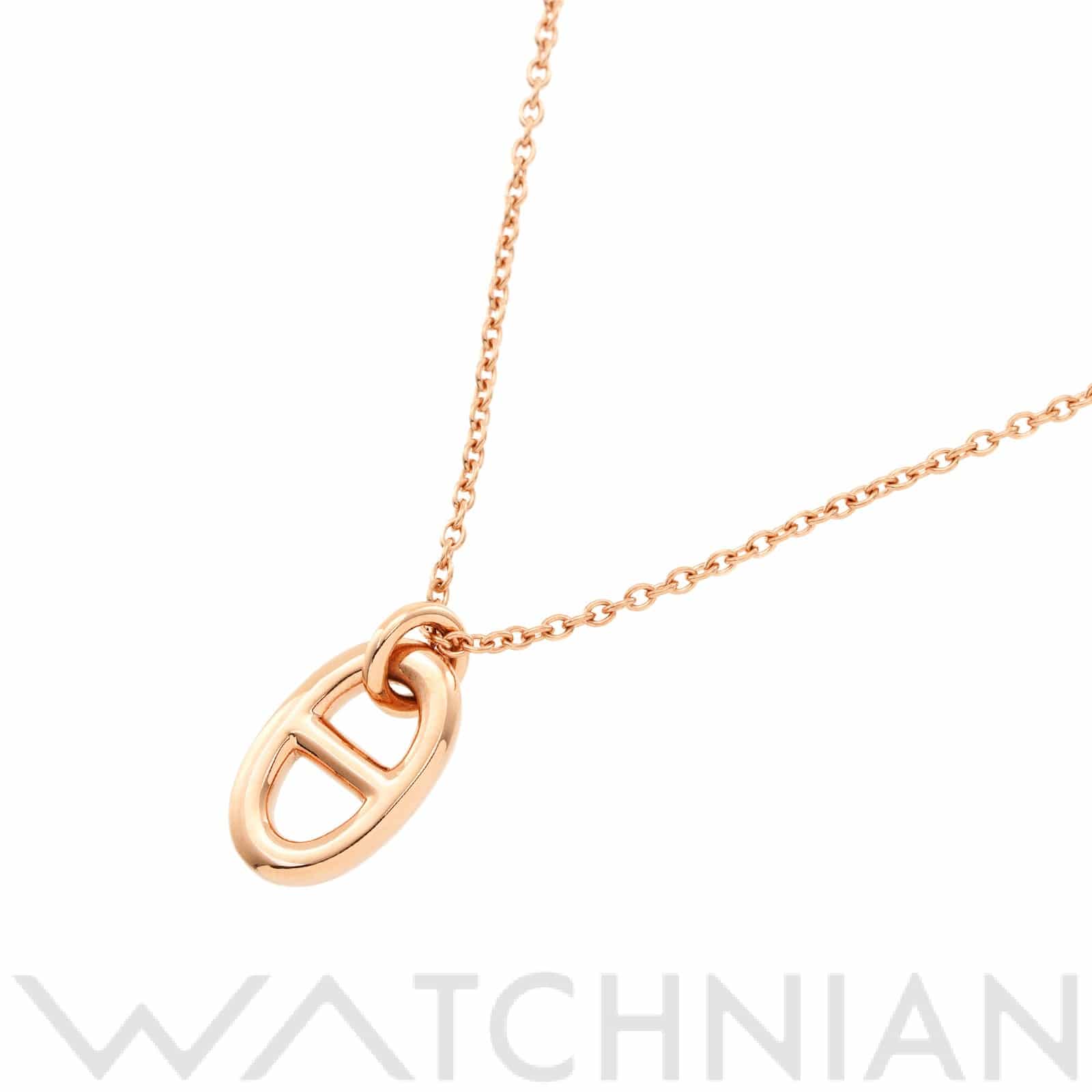 エルメス ファランドール ペンダント ネックレス K18ピンクゴールド PG レディース ジュエリー 【中古】【jewelry】
