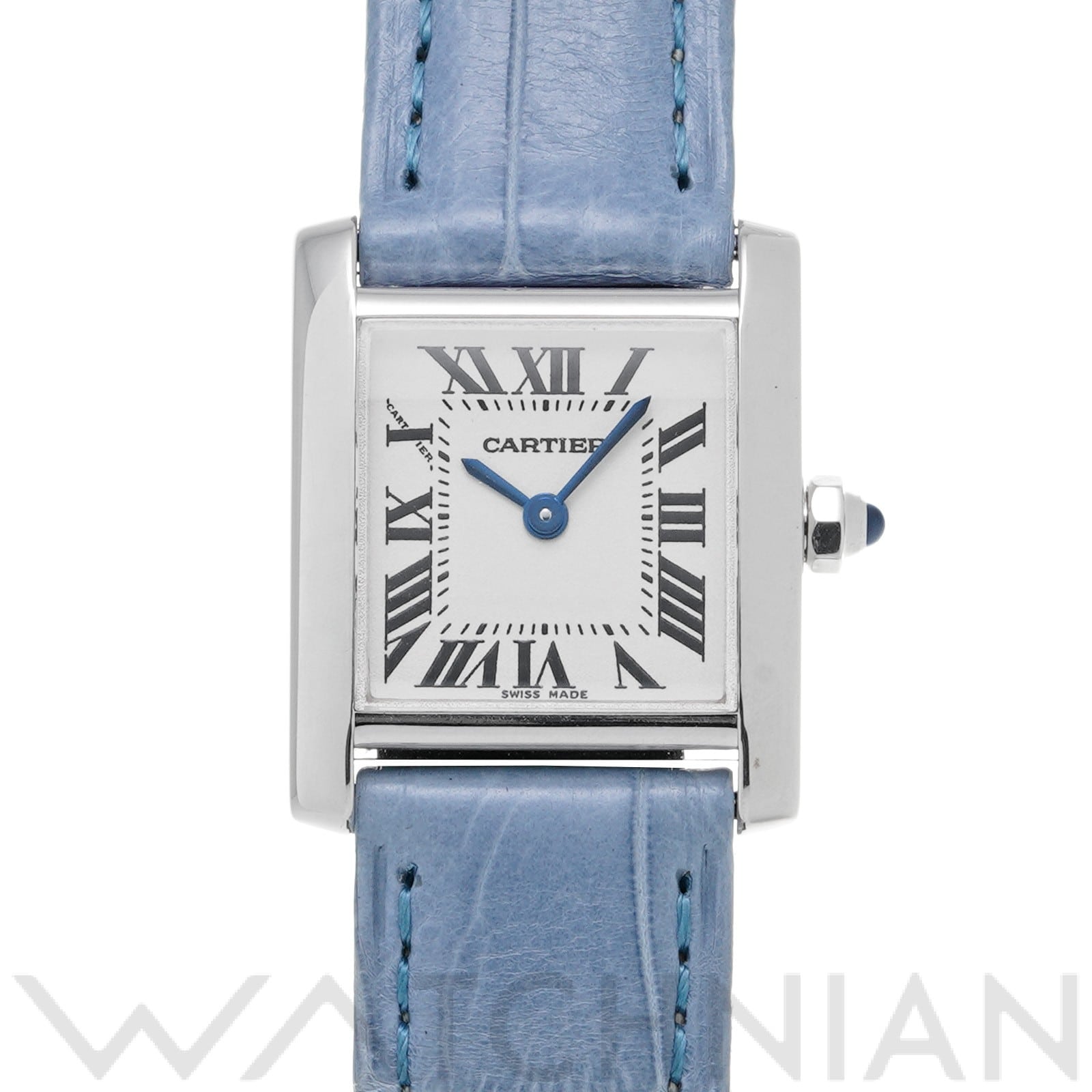 カルティエ タンクフランセーズ SM W5001256 シルバー レディース 時計 【中古】【wristwatch】