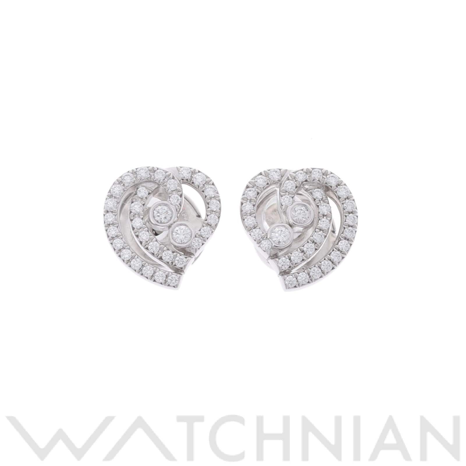 ティファニー エンチャント ハート ピアス Pt950プラチナ/ダイヤモンド レディース ジュエリー 【中古】【jewelry】