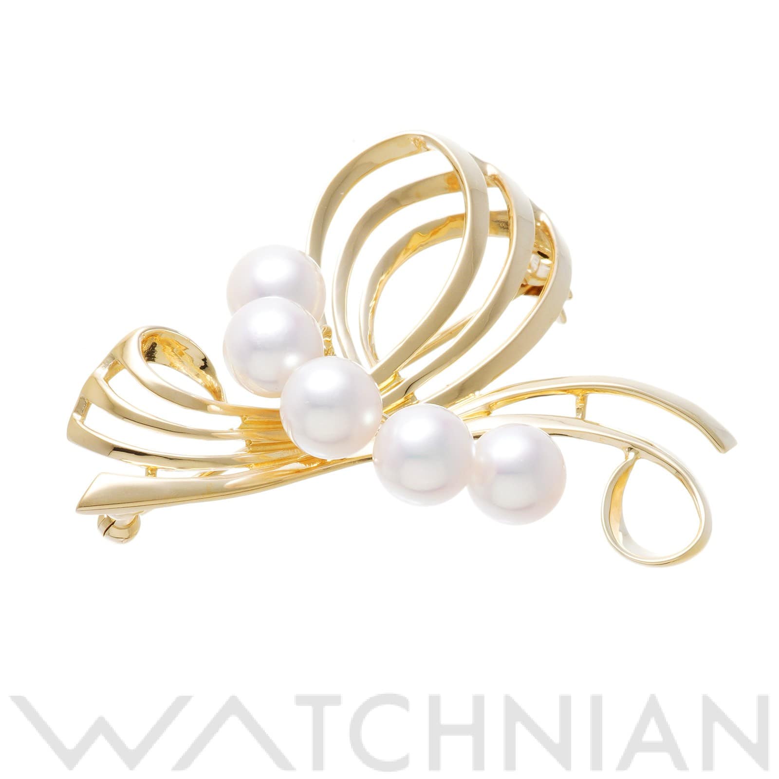 ミキモト パール ブローチ K18イエローゴールド YG/パール レディース ジュエリー 【中古】【jewelry】