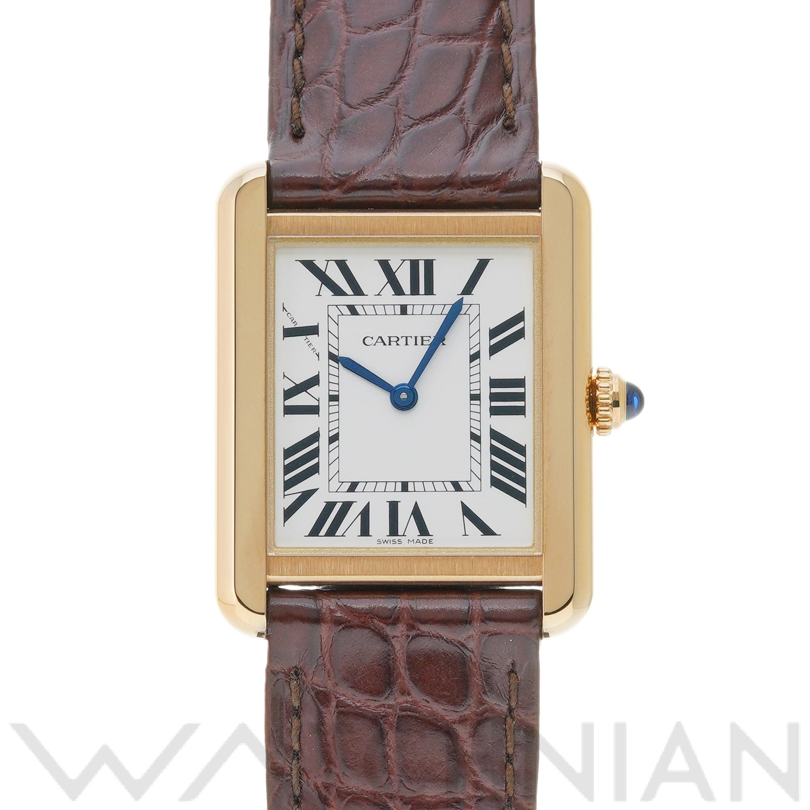 カルティエ タンクソロ SM W5200002 シルバー レディース 時計 【中古】【wristwatch】