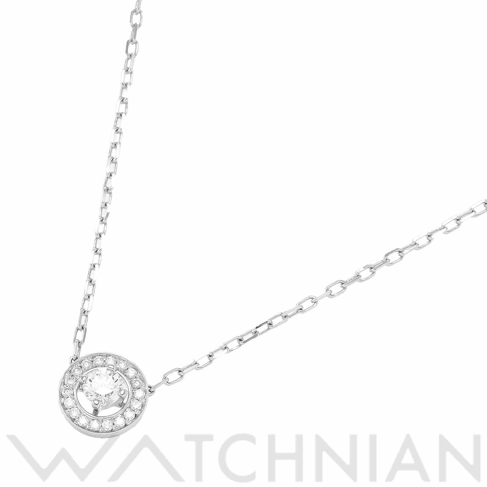 ブシュロン アバ ペンダント ネックレス K18ホワイトゴールド WG/ダイヤモンド レディース ジュエリー 【中古】【jewelry】
