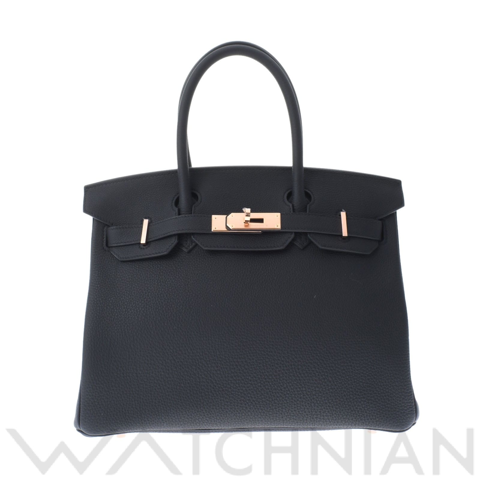エルメス バーキン 30 黒/ローズゴールド金具 トゴ レディース バッグ 【新品】【bag】