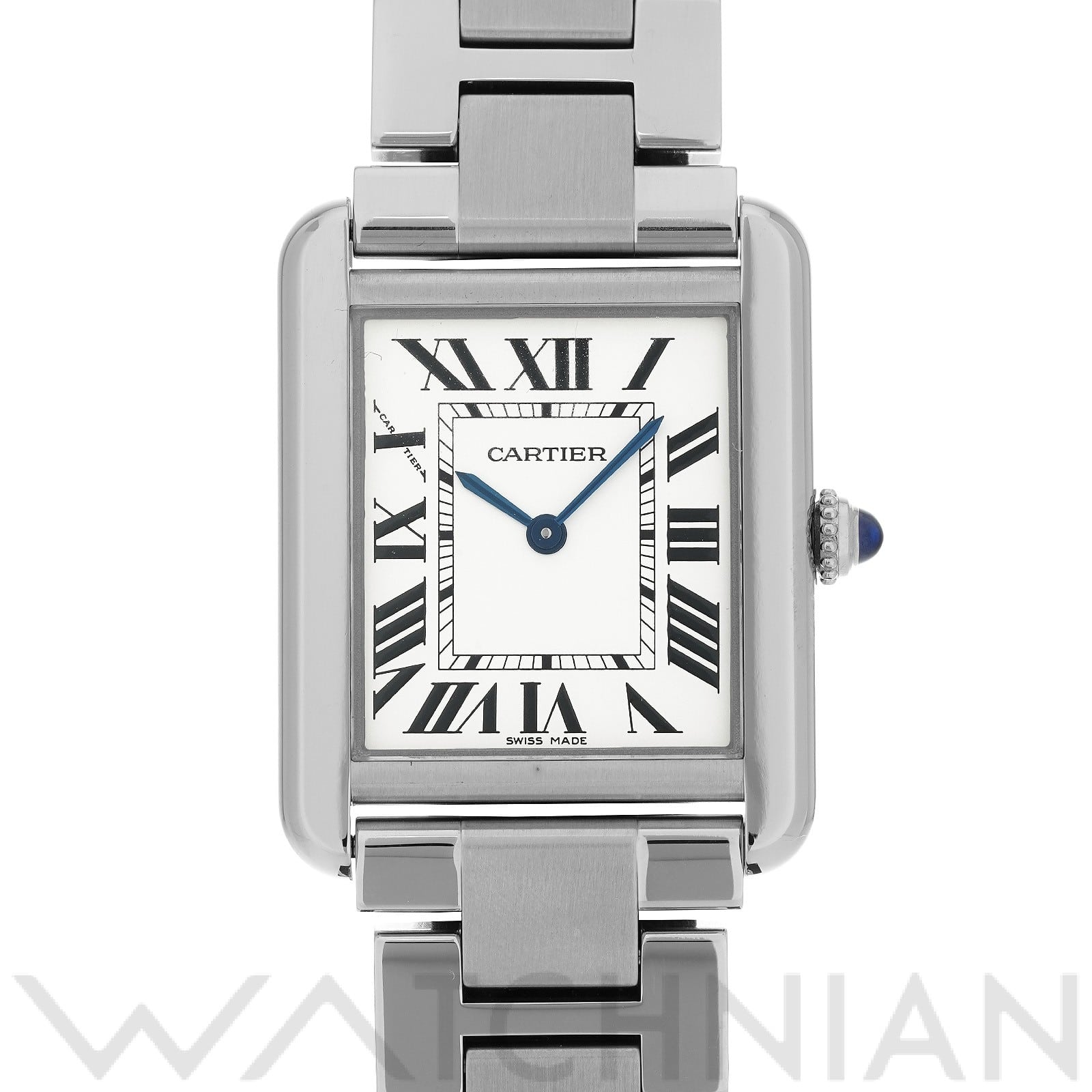 カルティエ タンクソロ SM W5200013 シルバー レディース 時計 【中古】【wristwatch】