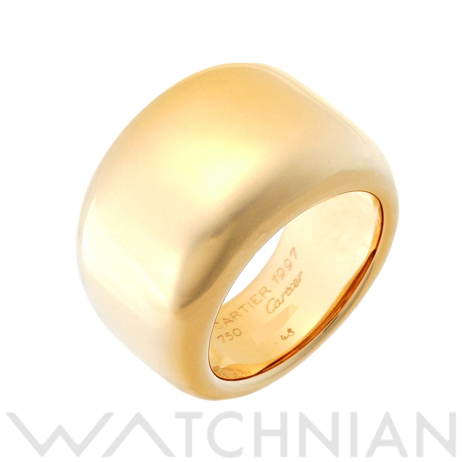 カルティエ ヌーベルバーグ リング　＃48(約8号) K18イエローゴールド YG レディース ジュエリー 【中古】【jewelry】