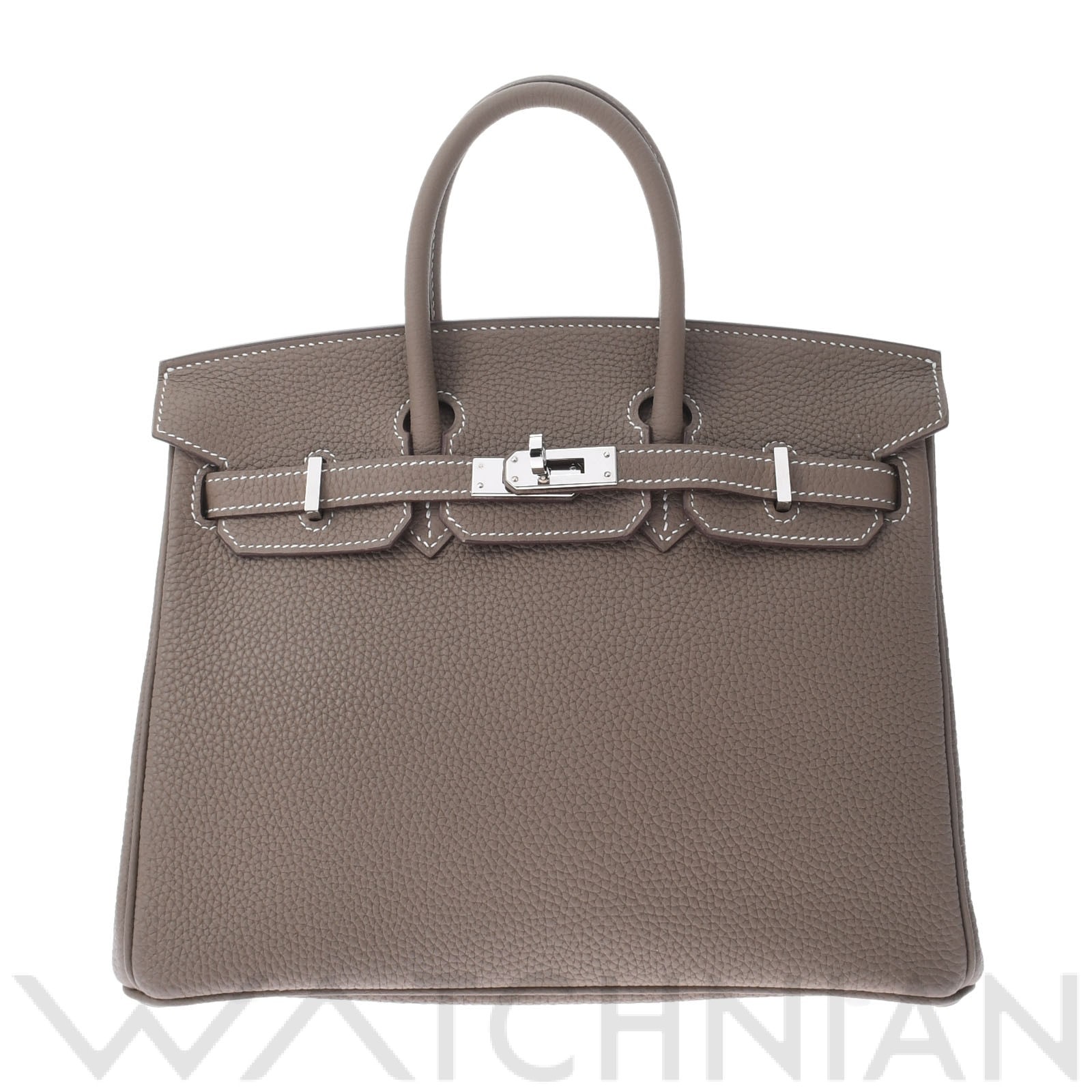 エルメス バーキン 25 エトゥープ/パラジウム金具 トゴ レディース バッグ 【未使用】【bag】